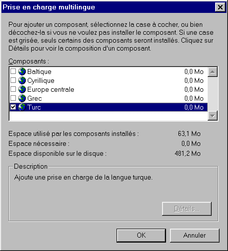 comment mettre windows 98 en francais